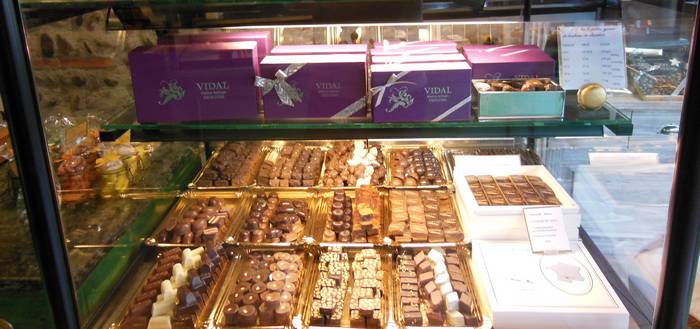 vitrine chocolats